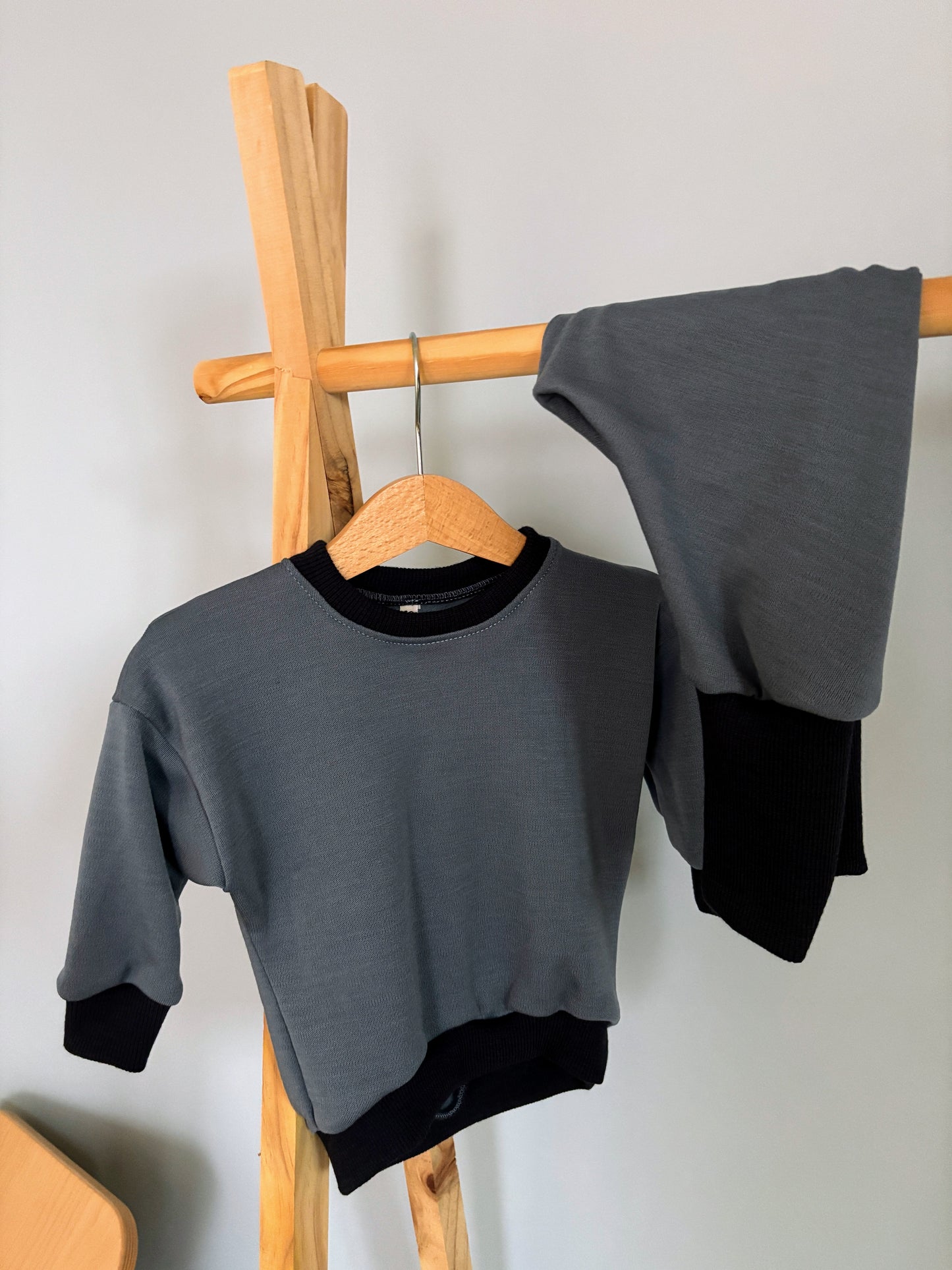 BABY PUMPHOSE MERINOWOLLE BLAU