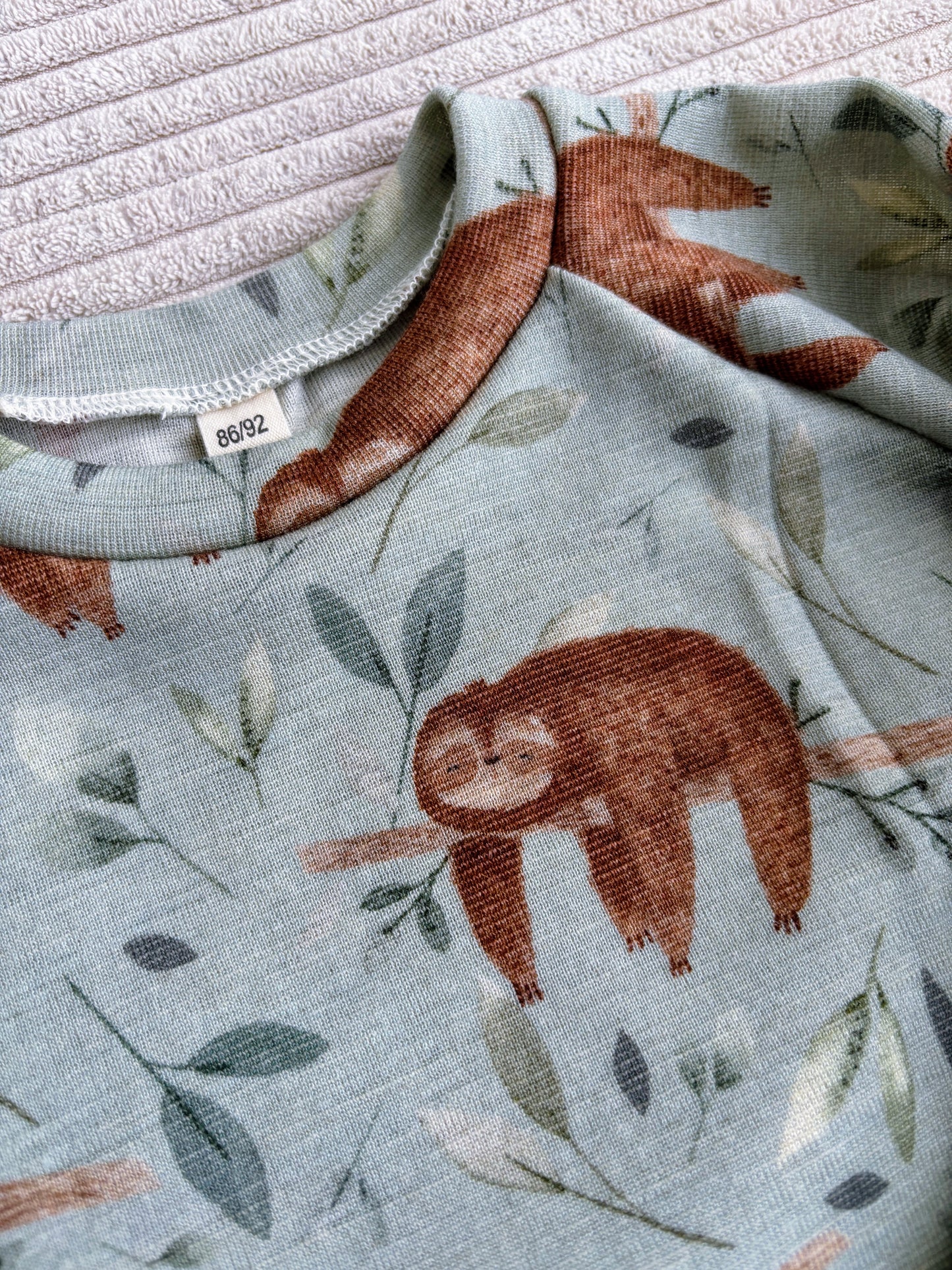 LANGARMSHIRT FAULTIERE WOLLE/LYOCELL